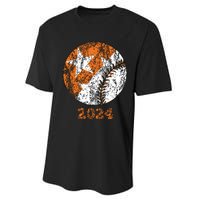 Tennessee Omaha Bound Knoxville Baseball Fan 2024 Champion Performance Sprint T-Shirt