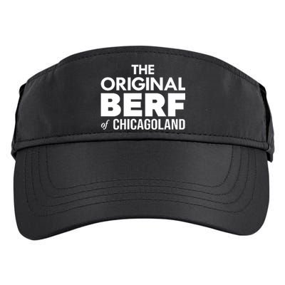 The Original Berf Of Chicagoland Funny Printing Mistake Adult Drive Performance Visor