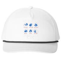 Types Of Baseball Pitches Life Choices Pitcher Player Gift Snapback Five-Panel Rope Hat