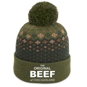 The Original Beef Of Chicagoland The Baniff Cuffed Pom Beanie