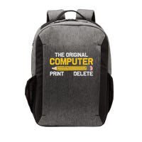 The Original Computer Humor Graphic Print Delete Pencil Vector Backpack