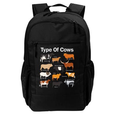 Types Of Cows Farmer Tee Costume funny Cow Farming Daily Commute Backpack