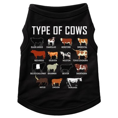 Types Of Cows Farmer Tee Costume Cow Doggie Tank