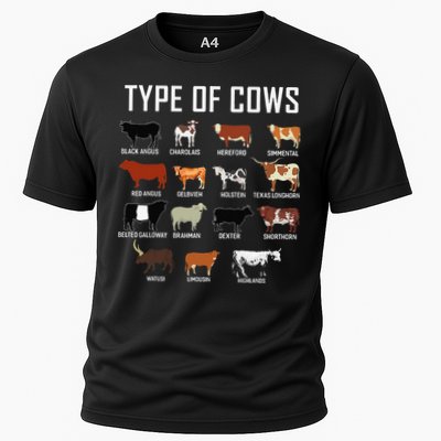 Types Of Cows Farmer Tee Costume Cow Performance Shirt