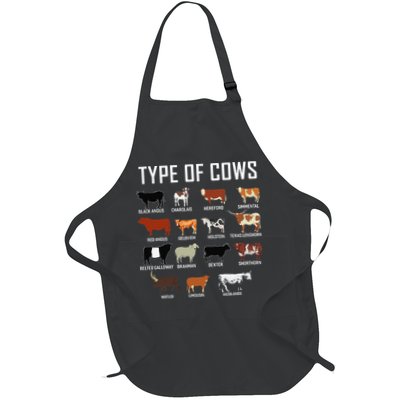 Types Of Cows Farmer Tee Costume Cow Apron