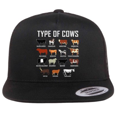 Types Of Cows Farmer Tee Costume Cow Flatbill Hat