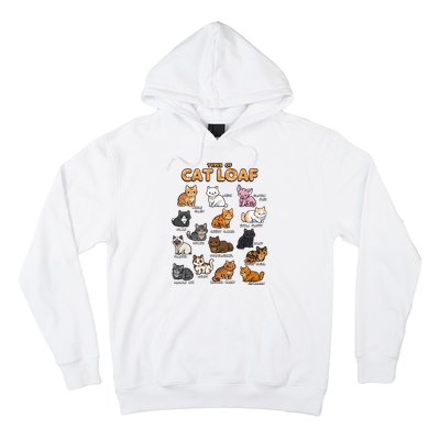 Types Of Cat Loaf Cute Kitten Kawaii Cats Hoodie