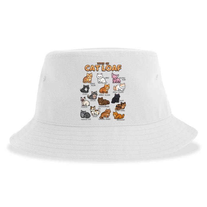 Types Of Cat Loaf Cute Kitten Kawaii Cats Sustainable Bucket Hat