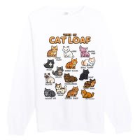 Types Of Cat Loaf Cute Kitten Kawaii Cats Premium Crewneck Sweatshirt