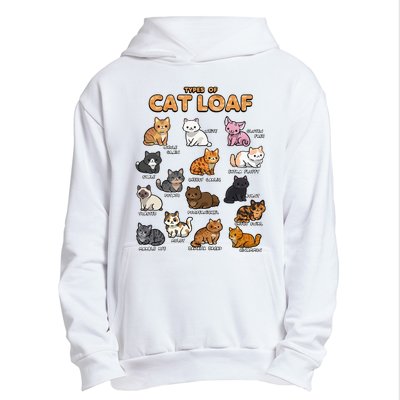 Types Of Cat Loaf Cute Kitten Kawaii Cats Urban Pullover Hoodie