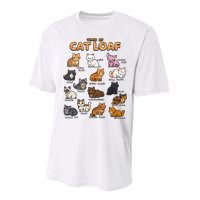 Types Of Cat Loaf Cute Kitten Kawaii Cats Performance Sprint T-Shirt