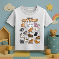 Types Of Cat Loaf Cute Kitten Kawaii Cats Toddler T-Shirt