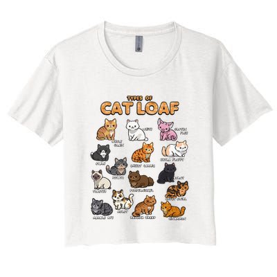 Types Of Cat Loaf Cute Kitten Kawaii Cats Crop Top
