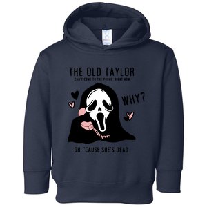 The Old Cant Come To The Phone Right Now Oh Cause Shes Dead Halloween Ghostface Toddler Hoodie