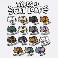 Types Of Cat Loaf Kitten Bread Lover Foodie Cute Pet Cat Mug