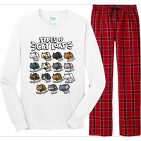 Types Of Cat Loaf Kitten Bread Lover Foodie Cute Pet Cat Long Sleeve Pajama Set