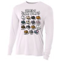 Types Of Cat Loaf Kitten Bread Lover Foodie Cute Pet Cat Cooling Performance Long Sleeve Crew