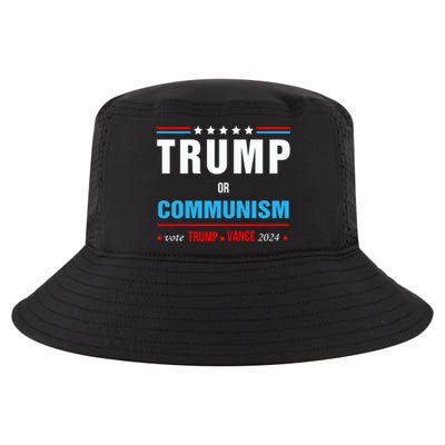 Trump Or Communism Vote Trump Vance 2024 Gift Cool Comfort Performance Bucket Hat