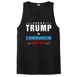 Trump Or Communism Vote Trump Vance 2024 Gift PosiCharge Competitor Tank