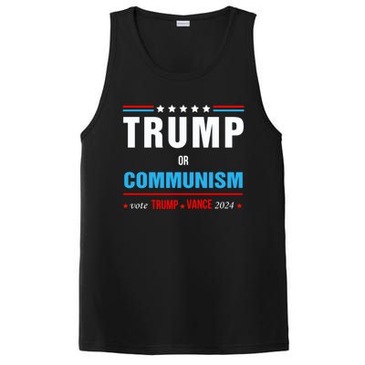 Trump Or Communism Vote Trump Vance 2024 Gift PosiCharge Competitor Tank