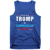 Trump Or Communism Vote Trump Vance 2024 Gift Tank Top