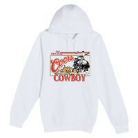 The Original Cowboy Heather Western Desert Cactus Premium Pullover Hoodie