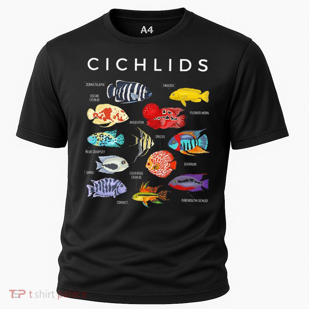 Types Of Cichlid Fish Species Cichlids Aquarium Performance Shirt