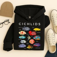 Types Of Cichlid Fish Species Cichlids Aquarium Hoodie