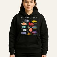 Types Of Cichlid Fish Species Cichlids Aquarium Hoodie