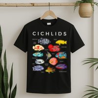 Types Of Cichlid Fish Species Cichlids Aquarium T-Shirt