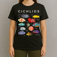 Types Of Cichlid Fish Species Cichlids Aquarium T-Shirt
