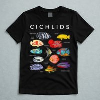 Types Of Cichlid Fish Species Cichlids Aquarium T-Shirt