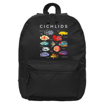 Types Of Cichlid Fish Species Cichlids Aquarium 16 in Basic Backpack