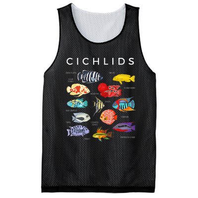 Types Of Cichlid Fish Species Cichlids Aquarium Mesh Reversible Basketball Jersey Tank