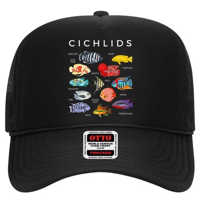 Types Of Cichlid Fish Species Cichlids Aquarium Trucker Hat