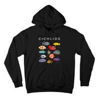 Types Of Cichlid Fish Species Cichlids Aquarium Tall Hoodie