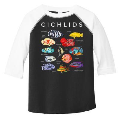 Types Of Cichlid Fish Species Cichlids Aquarium Toddler Fine Jersey T-Shirt