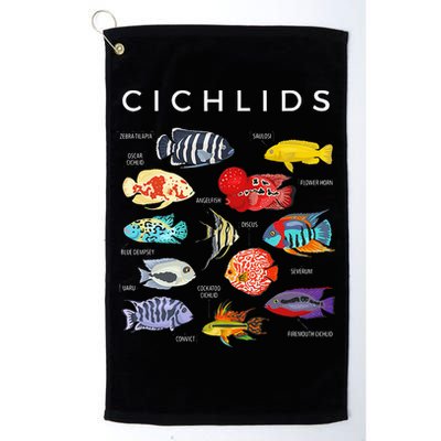 Types Of Cichlid Fish Species Cichlids Aquarium Golf Towel