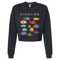 Types Of Cichlid Fish Species Cichlids Aquarium Cropped Pullover Crew