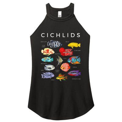 Types Of Cichlid Fish Species Cichlids Aquarium Women's Perfect Tri Rocker Tank