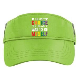 The Only Choice I Made LGBT T Adult Drive Performance Visor