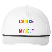 The Only Choice I Made LGBT T Snapback Five-Panel Rope Hat