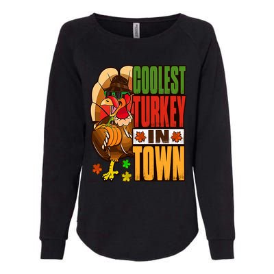 Thanksgiving Outfit Coolest Turkey In Town Gift Womens California Wash Sweatshirt