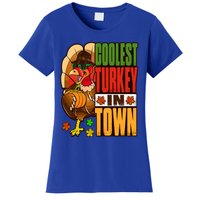 Thanksgiving Outfit Coolest Turkey In Town Gift Women's T-Shirt