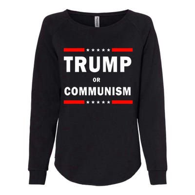 Trump Or Communism Trump 2024 For President Womens California Wash Sweatshirt