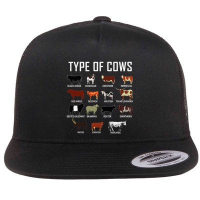 Types Of Cows Farmer Costume Cow Flatbill Hat