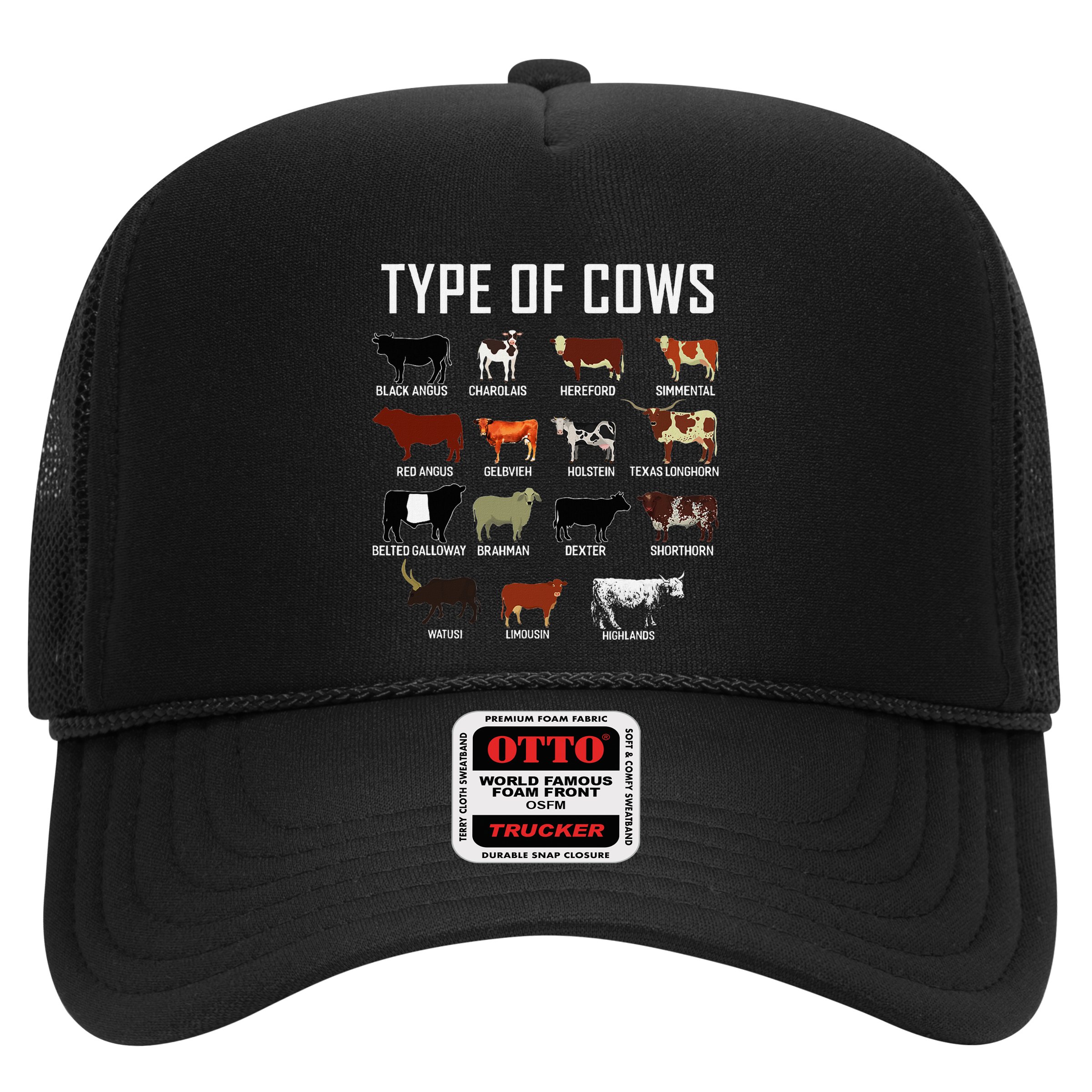 Types Of Cows Farmer Costume Cow Hat