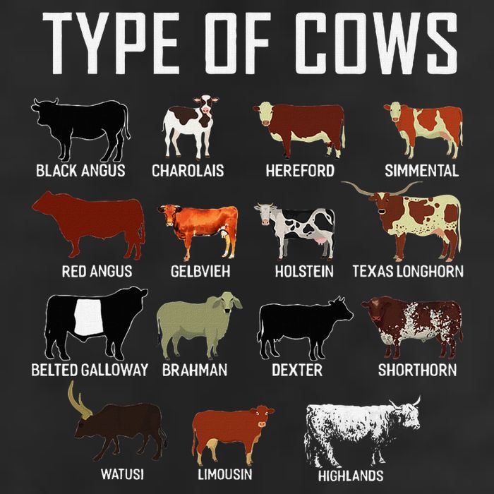 Types Of Cows Farmer Costume Cow Golf Towel