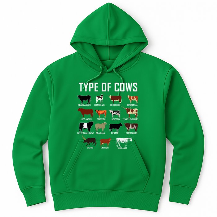 Types Of Cows Farmer Costume Cow Hoodie