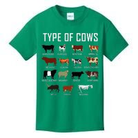 Types Of Cows Farmer Costume Cow Kids T-Shirt